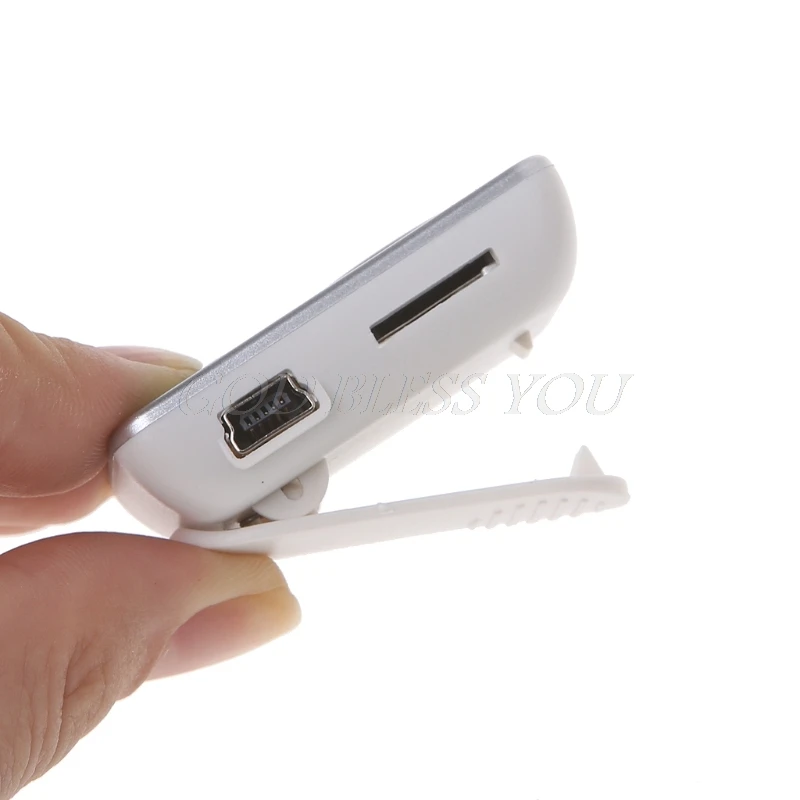 MP3 Mini Clip Музыкальный Медиа MP3-плеер с поддержкой TF Micro SD карты USB-кабелем для