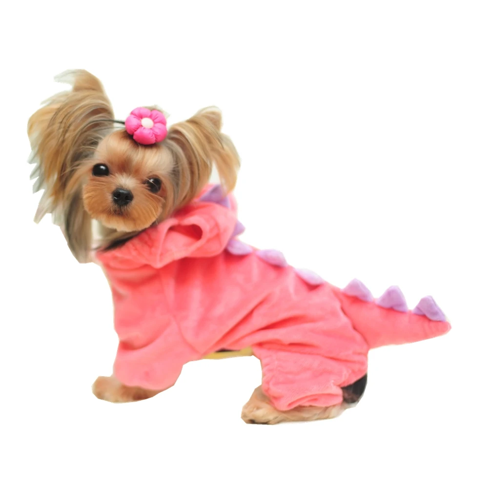 Cosy Dog динозавр Хэллоуин костюм XL розовый синий Зимняя одежда для девочек Экстра