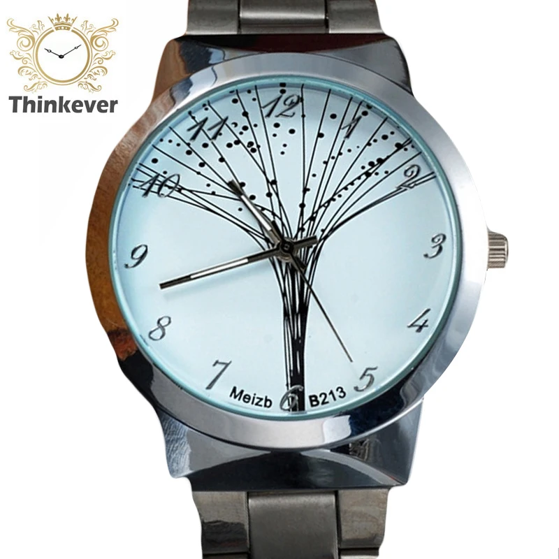 Люксовый Бренд M &amp H Мужчины Из Нержавеющей Стали Бизнес Кварцевые Часы Наручные