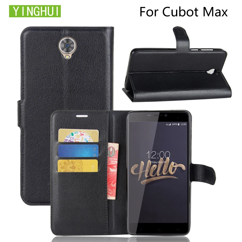 YINGHUI для Cubot MAX многофункциональный флип кошелек кожаный чехол телефона защитный