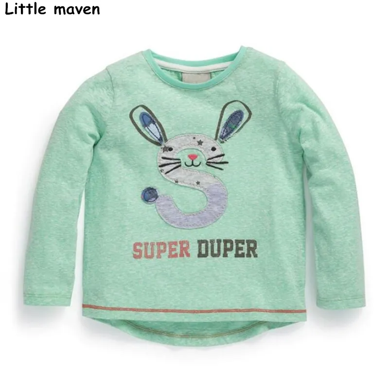 Little maven/Брендовая детская одежда для девочек Новинка осени 2018 года Хлопковая