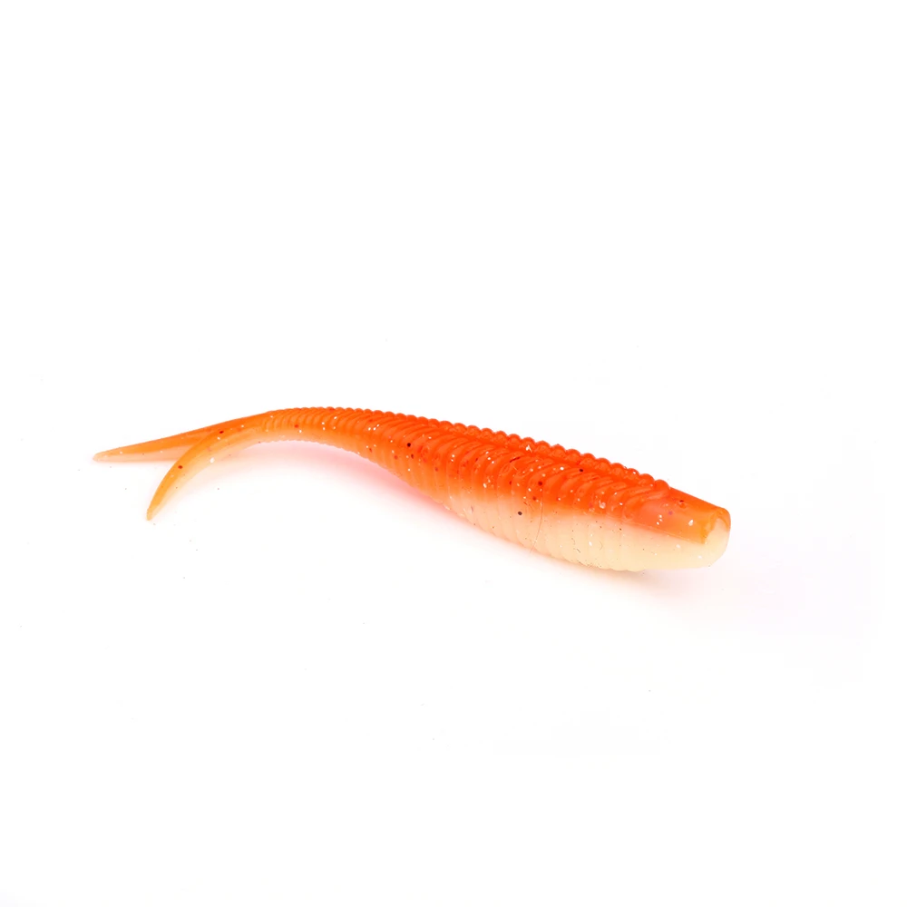 6 шт./лот 7 см/1 8 г мягкие черви Рыболовная Приманка Minnow воблеры силиконовый Y