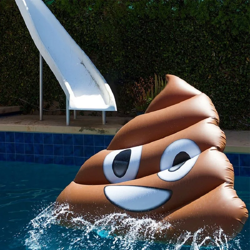 Individual Shit Float Seat /PVC Inflatable Expressions Swimming Ring Floating Bed for Adults and Kids | Спорт и развлечения