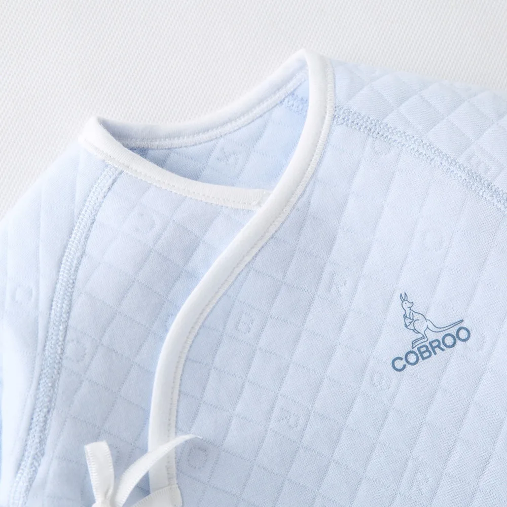 COBROO 100% Cotton Newborn Winter Clothing 0-3 Months Baby Footie with Mittens Long-sleeve Infant Clothes Girl Boy Jumpsuit | Детская