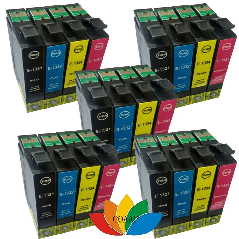 Совместимый чернильный картридж 133XL 20 для принтера EPSON T133 133 N11 NX125 NX130 NX420 NX430 |