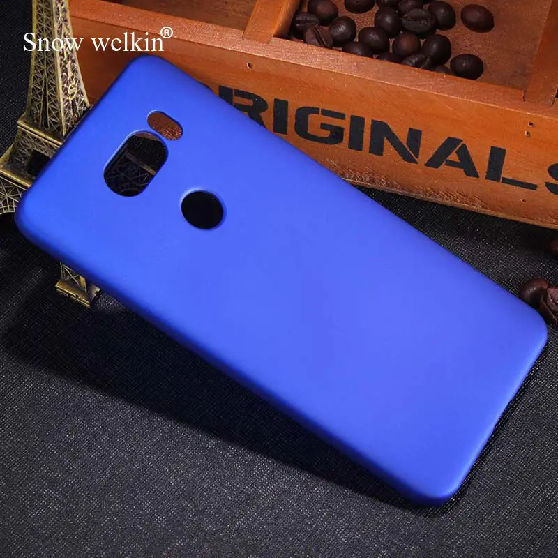 Роскошный прорезиненный матовый пластиковый жесткий чехол Snow Welkin для LG V30 / + V30S