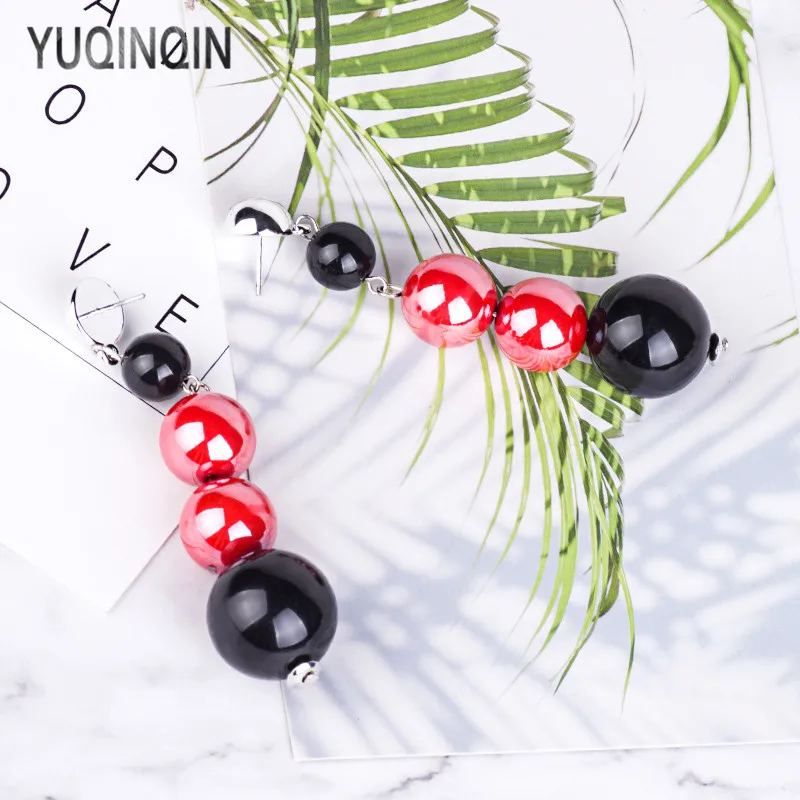YUQINQIN модные свисающие серьги для Для женщин 2018 инструкция акриловая