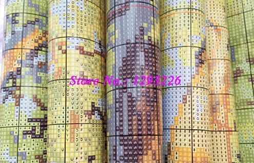 Калитки Краски Счетный или stampted вышивки крестом 11ct 14ct Наборы для Вышивка
