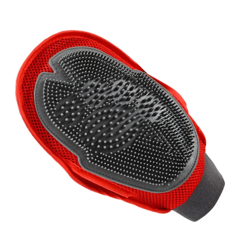 Щетка для чистки собак кошек щетка ванны расческа волос двухсторонние перчатки