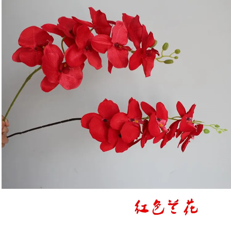 10 шт./лот 108 см поддельные одностволовые Vanda фаленопсис орхидея Oncidium Moth для