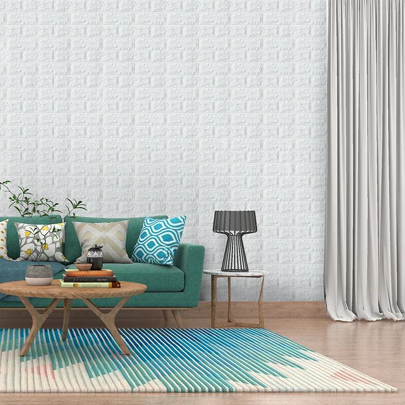 DIY самоклеющиеся 3D наклейки в виде кирпичной стены гостиной Декор пены