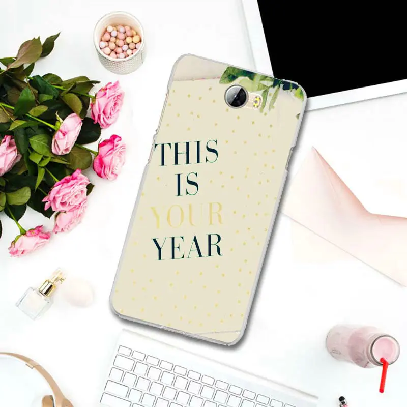 Мягкий чехол для телефона из ТПУ Huawei P8 P9 P10 P20 P30 Mate 10 Lite Pro Y3 Y5 Y6 II Honor 7 Smart позитивные