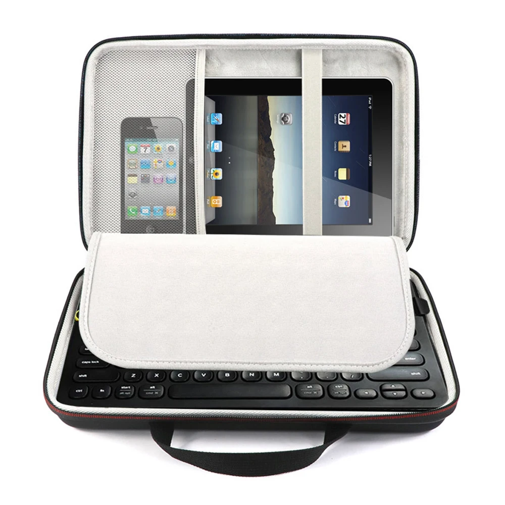 2019 Newest Hard EVA Travel Cover Portable Bag Storage Case for Logitech K480 Bluetooth Multi-Device Keyboard | Электроника