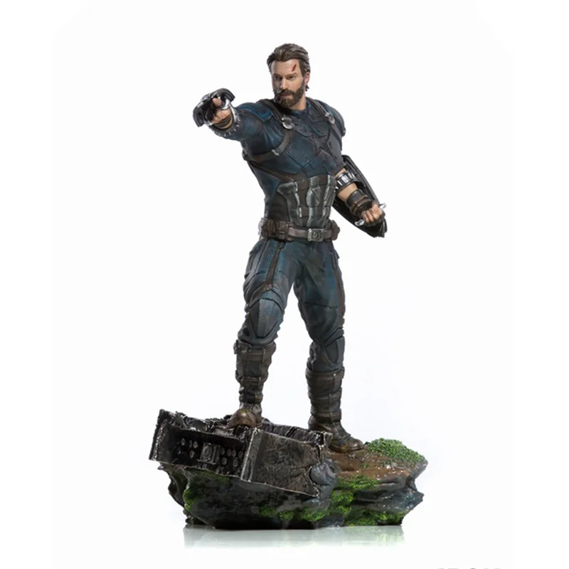 Мстители статуи бесконечности войны супергерой Капитан Америка Steven Rogers 1/10