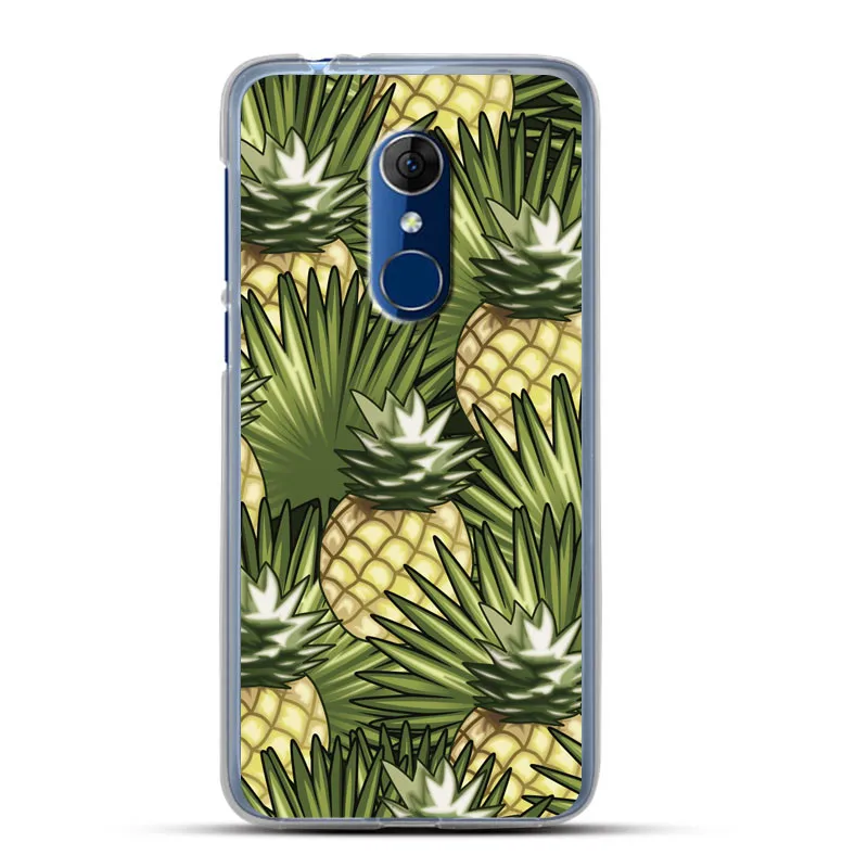 Противоударный мягкий силиконовый чехол ТПУ для Alcatel 3 5052 5052D 5052Y с милым рисунком