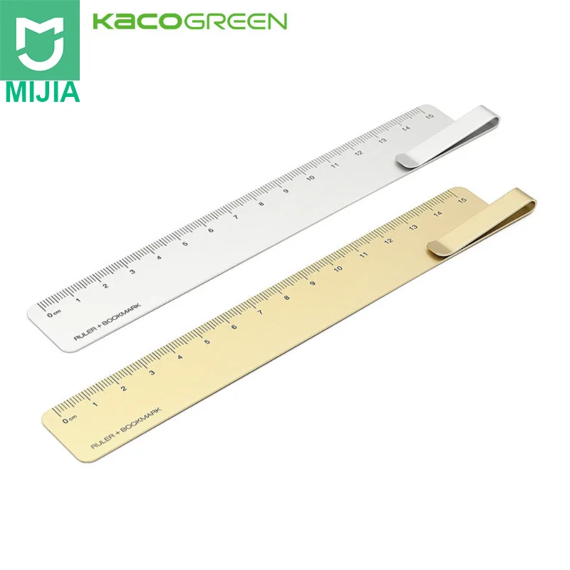 4 шт Xiaomi Mijia KacoGreen бумажный ноутбук портативная книга для офиса путешествия с линейкой закладки из алюминиевого сплава