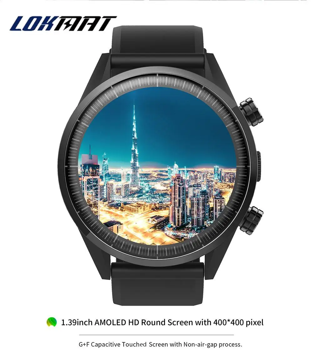 Смарт-часы KINGWEAR KC05 4G LTE 1,25 ГГц 1 Гб+ 16 Гб 8МП камера 1,39 дюймов AMOLED дисплей часы gps мульти-спорт