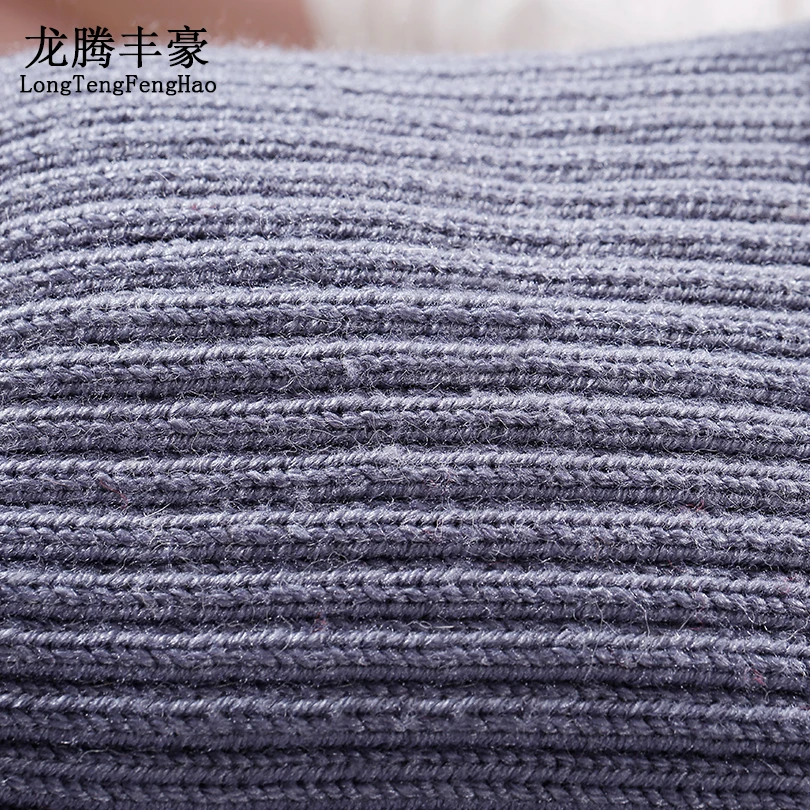 Женские шапки вязаные шерстяные женские повседневные плотные теплые зимние