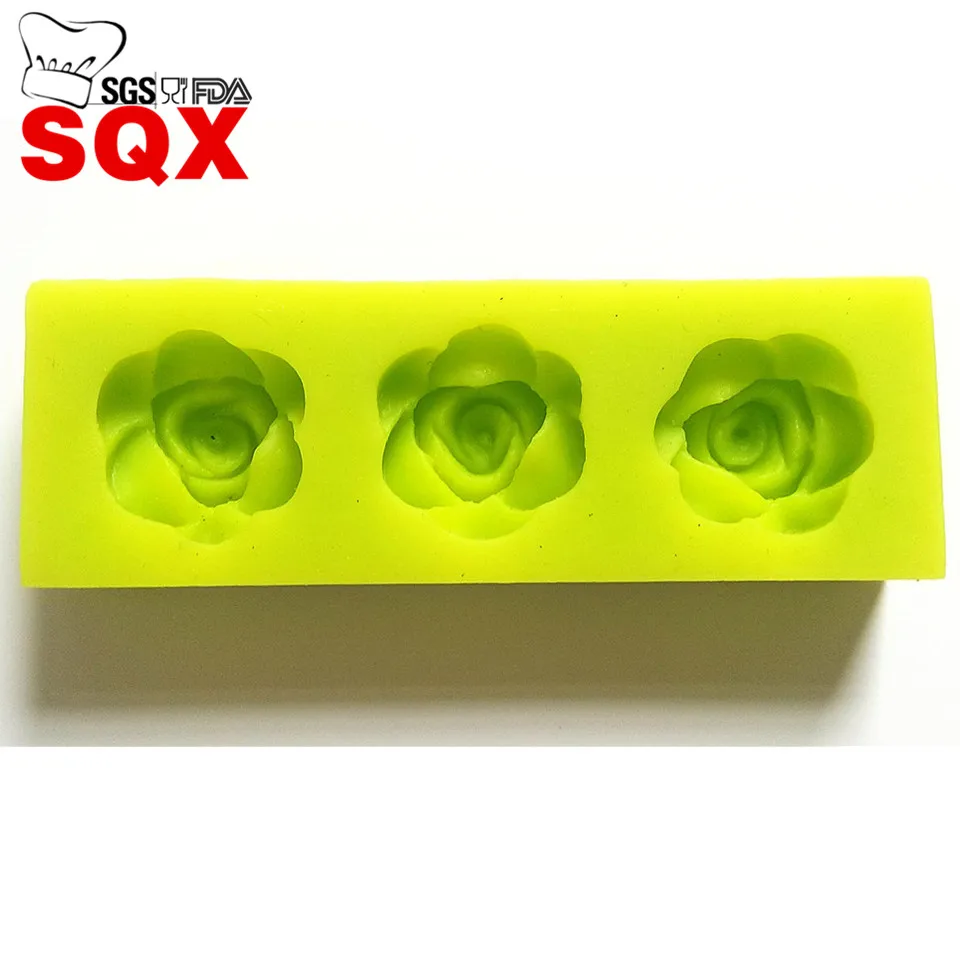 Акриловый полимерный цветок силиконовая форма формы для помадки украшение торта