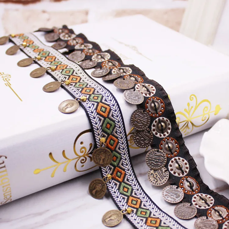 Хит продаж 10 ярдов 3 см кружевная отделка с кисточками богемный стиль хлопковая