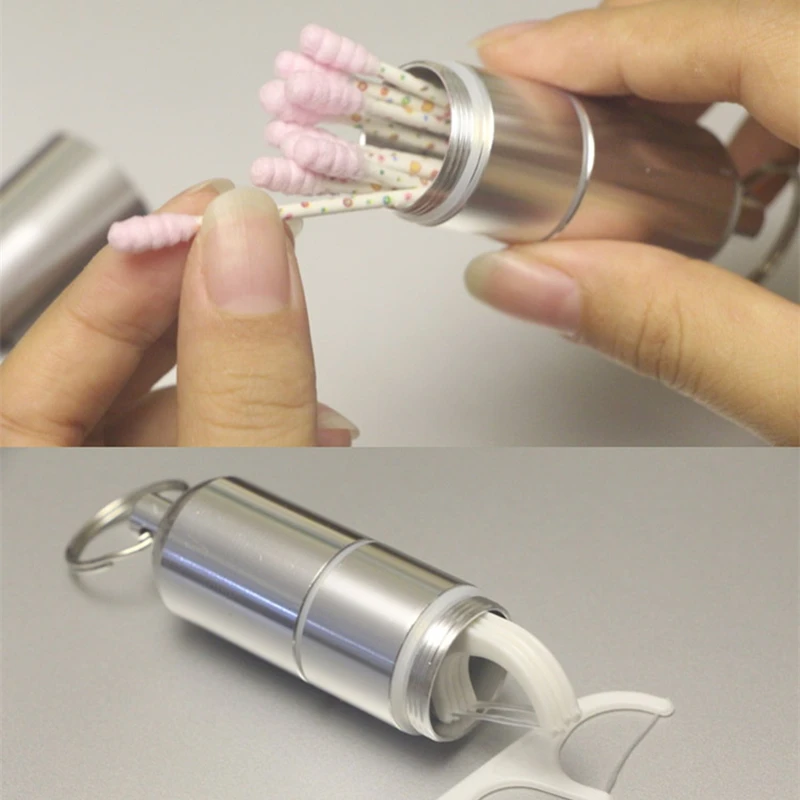 Наружная алюминиевая водонепроницаемая бутылка в форме таблетки герметичный