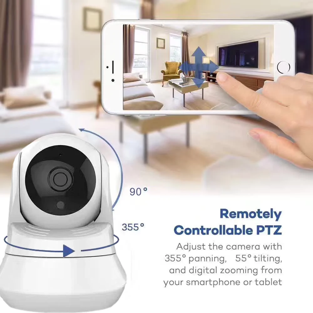 Беспроводная Ip-камера 720 P сетевая камера видеонаблюдения Wi-Fi с функцией ночного