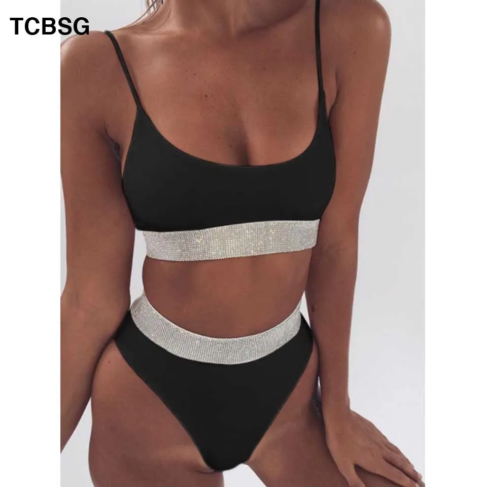 Женский купальник-бикини TCBSG винтажный купальник в стиле ретро с бретелькой