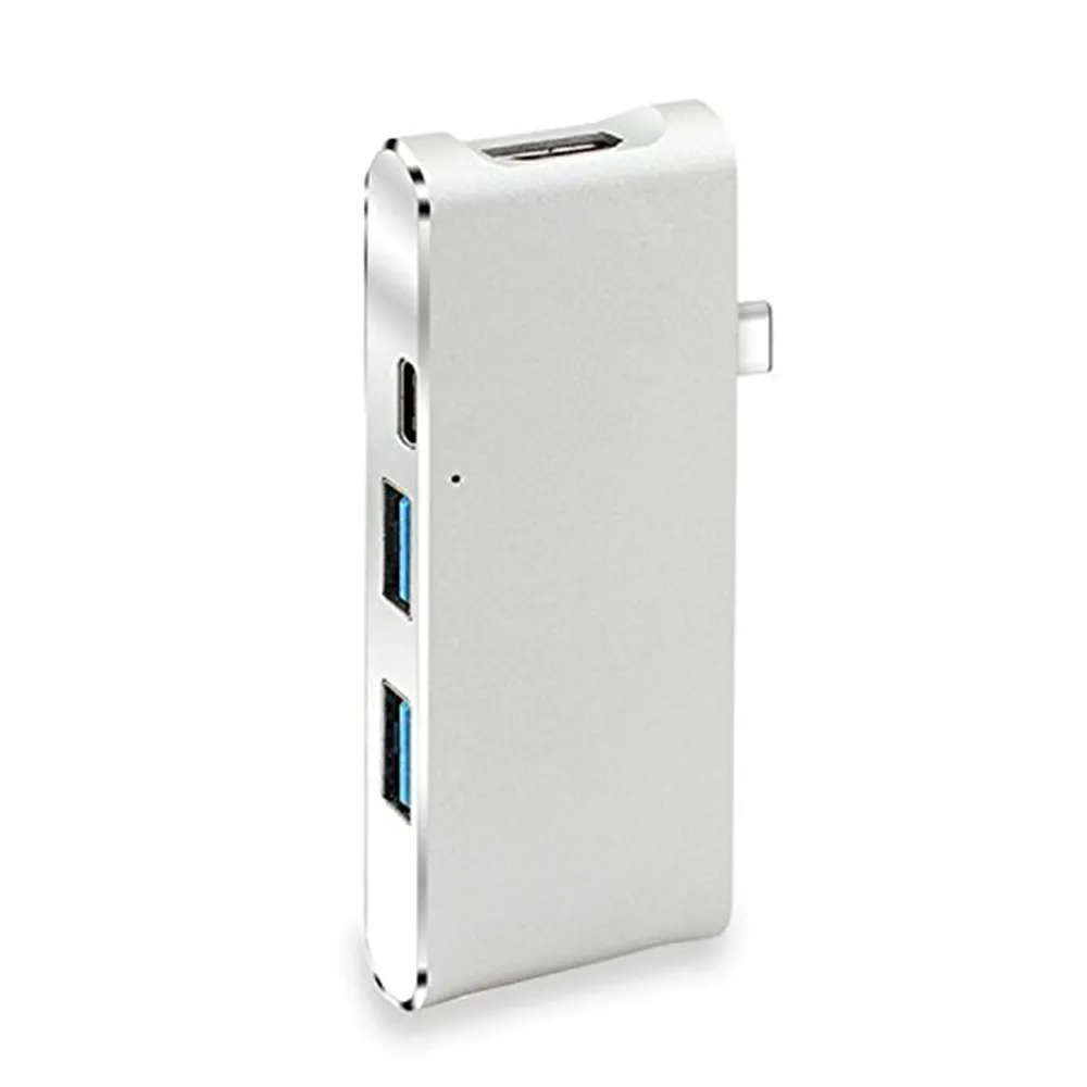 2 USB 3 0 Порты и разъёмы Тип C концентратор адаптер для MacBook 4 К HDMI сквозной зарядки/SD +
