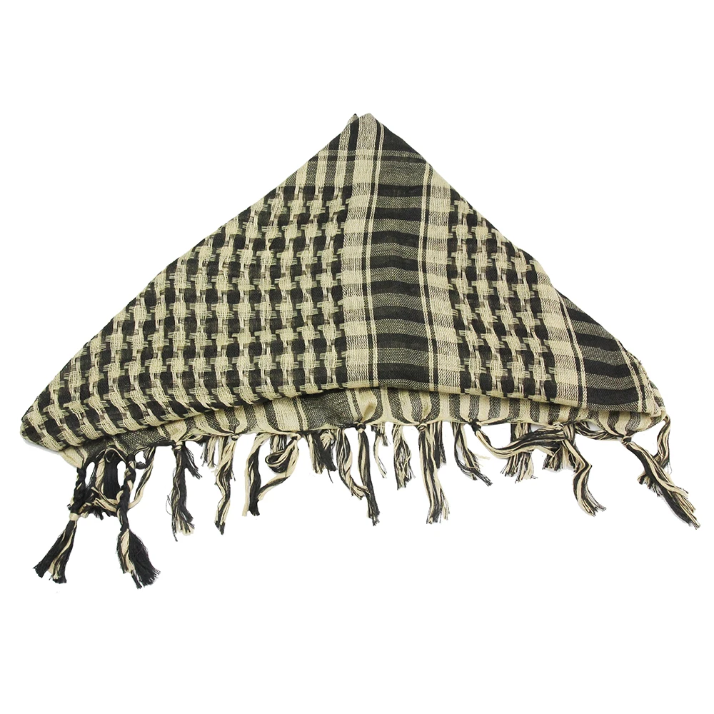 Тактический шарф в арабском стиле, шаль Keffiyeh Shemagh Desret, шарф, маска, велосипедная шаль, накидка на шею, для мужчин и женщин, для пеших прогулок, солнцезащитный козырек