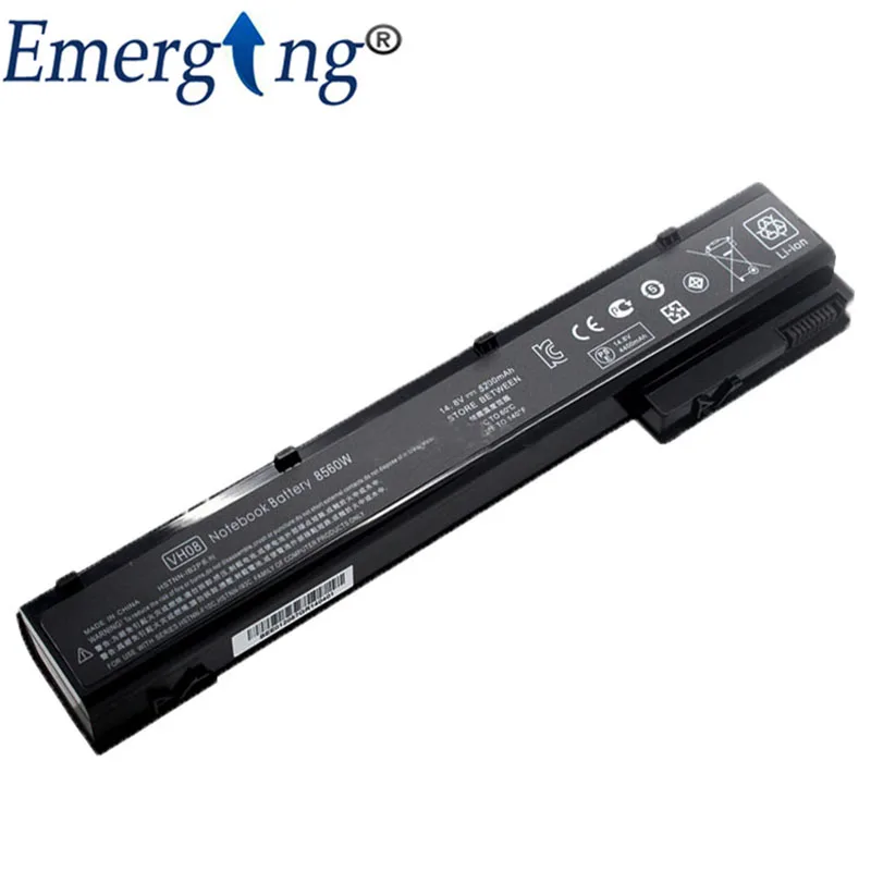 Аккумулятор для ноутбука HP EliteBook 8 ячеек 14 в Новая батарея 8560 Вт 8760 8570 VH08XL|battery for