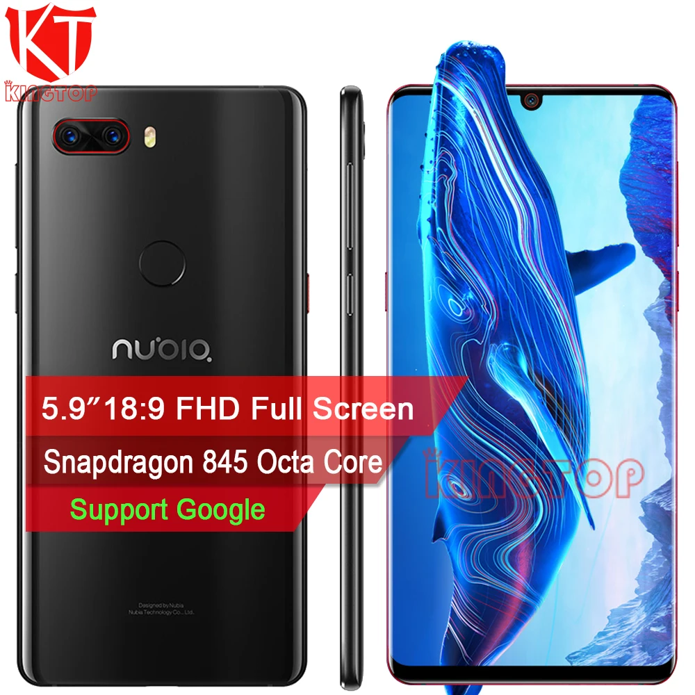 Оригинальный zte Nubia Z18 мобильного телефона 6 0 ''Капля воды FHD Экран ГБ 64 Гб Snapdragon