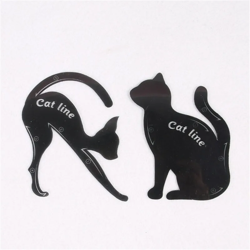 Фотообои 2 шт./компл. новые трафареты для макияжа кошачий глаз подводки наборы