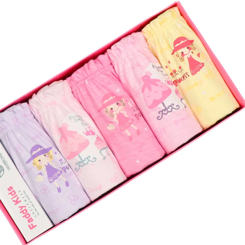 5 шт./лот детские трусы для девочек мягкие боксеры из модала|girl underware|kids girl underweargirls