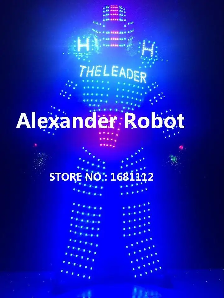 Костюм СИД/одежда СИД/костюмы света/светодиодные костюмы роботов/робот