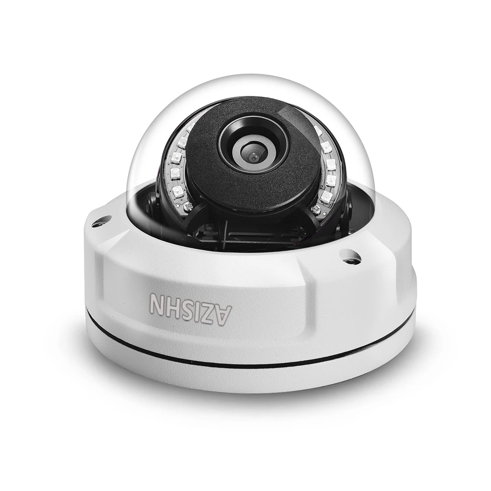 Антивандальная IP камера AZISHN Onvif P2P 720P/960P/1080P HI3518EV200/Hi3516CV300 12IR ночного видения