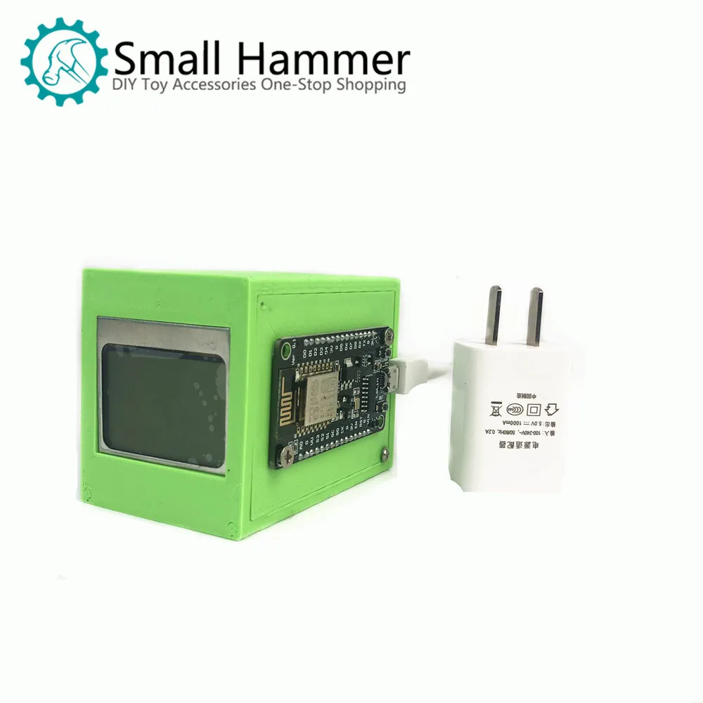 Маленький молоток для температуры и влажности IoT nodemcu dht22 5110 открытый дисплей