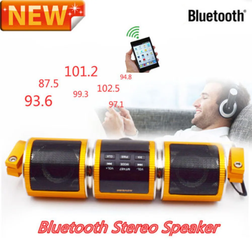 Пластиковая Портативная колонка для мотоцикла MP3 USB/TF FM Музыкальный радиоплеер