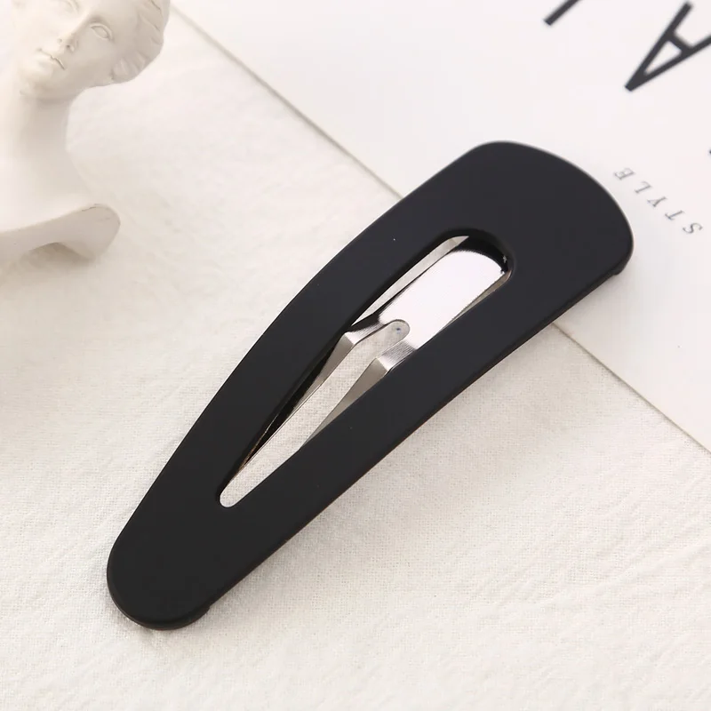 9CM Big Hair clips New Fashion For Girls Frosted Color Water Drips Elegant Hair Pins Hot Sale Barrettes Hair Accessories