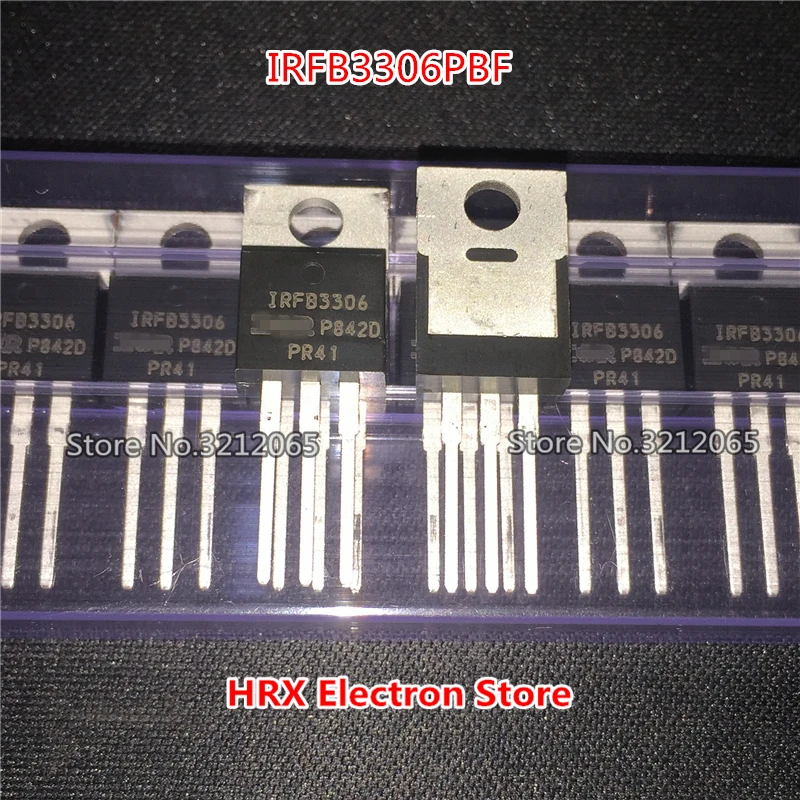

Новый оригинальный импорт IRFB3306PBF IRFB3306 MOSFET 60V 120A TO-220 10 шт./лот