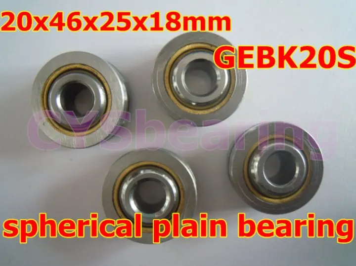 GEBK20S PB 20 радиальный вал сферический простой подшипник с самосмазыванием|bearing