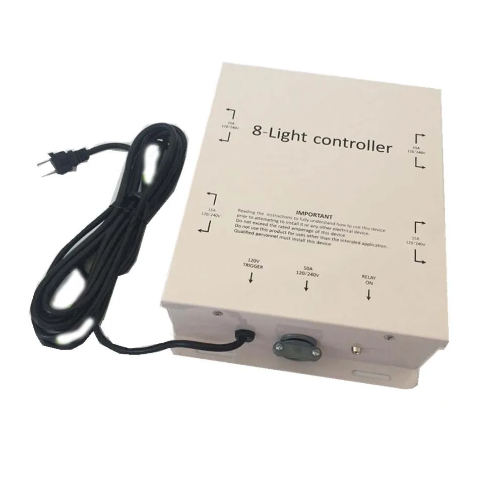 Контактор для выращивания света 120 В стандарт США 8 розеток | Обустройство дома