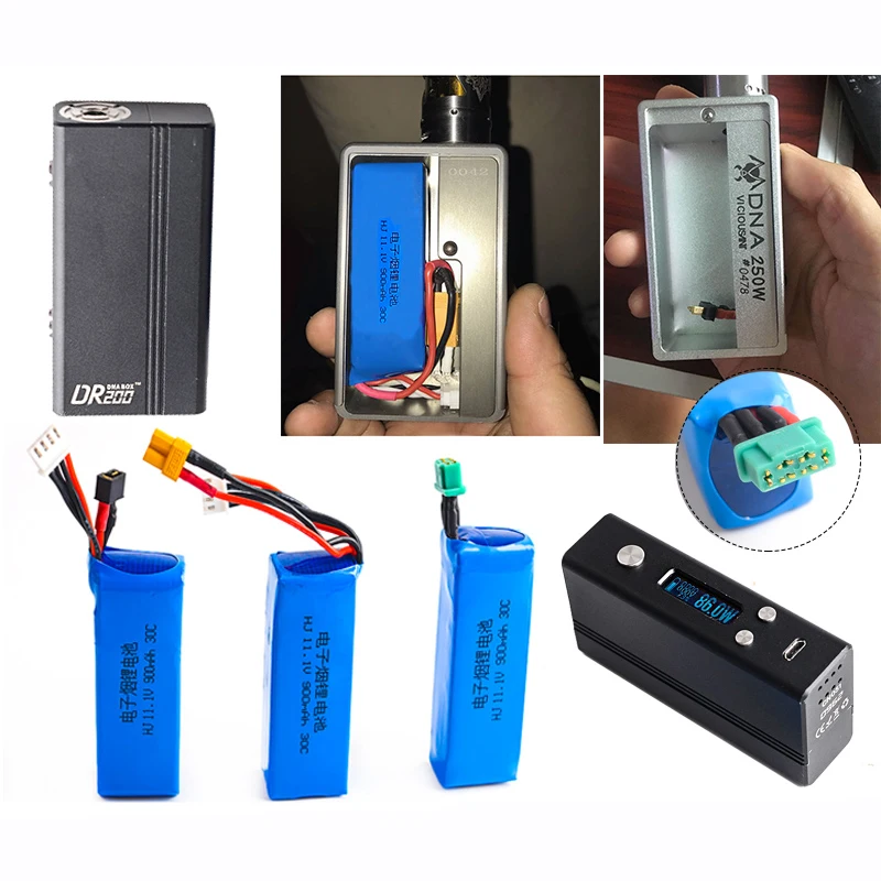 Высокое качество Lipo батарея 11 1 В 900 мАч 30C для DNA200 TI200 DR200 DNA250 электронная