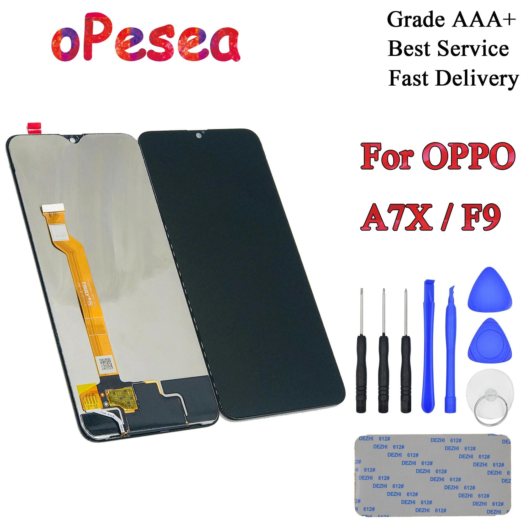OPesea 6 3 ''для OPPO A7X F9 ЖК дисплей панель сенсорный экран дигитайзер сборка