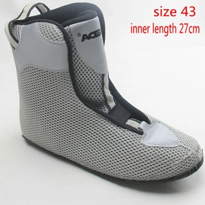 Роликовые коньки внутренние части сапоги#36-#45 серебро - Цвет: size 43
