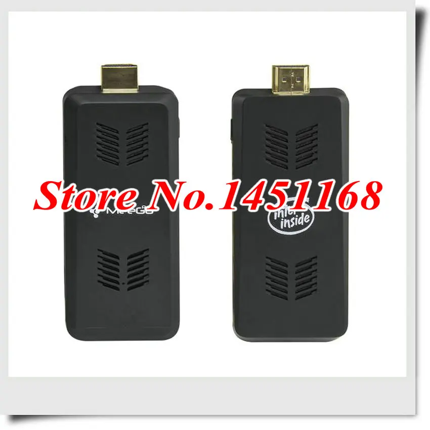 Мини ПК ТВ палка Meegopad T07 Лицензированная вишня Trail Z8300 Win10 с охлаждающим