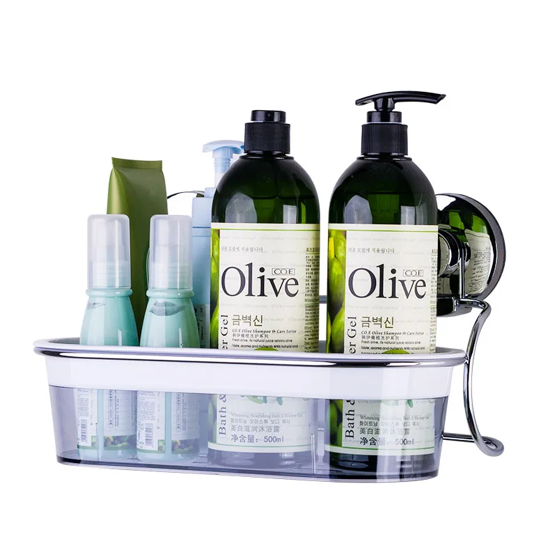 Хромированные полки для ванной без бурения крепкий крючок на присоске