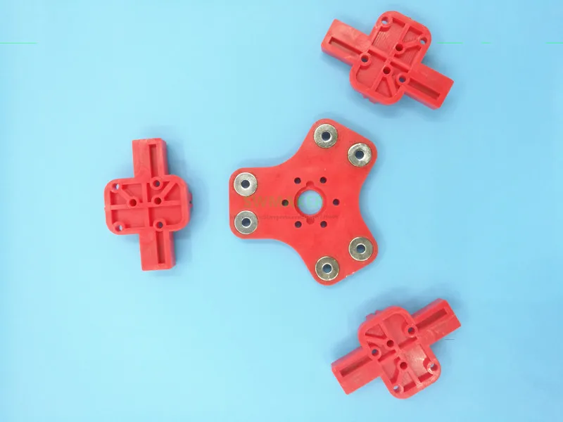 Swчайник Reprap Delta Kossel k800 комплект пластиковых магнитных эффектов + каретки для 3D