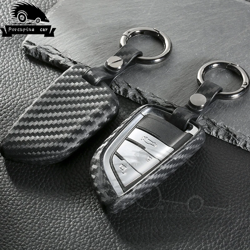

Carbon fiber Silica gel Cover Case Remote Key Car Case For BMW F20 F30 X1 X3 X5 X6 E30 E34 E36 E39 E46 E60 E90 Key Shell