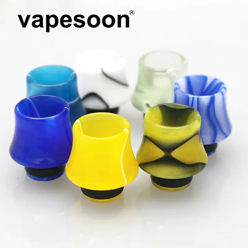 Vapesoon электронная сигарета акрил 510 капельные наконечники красочные рот