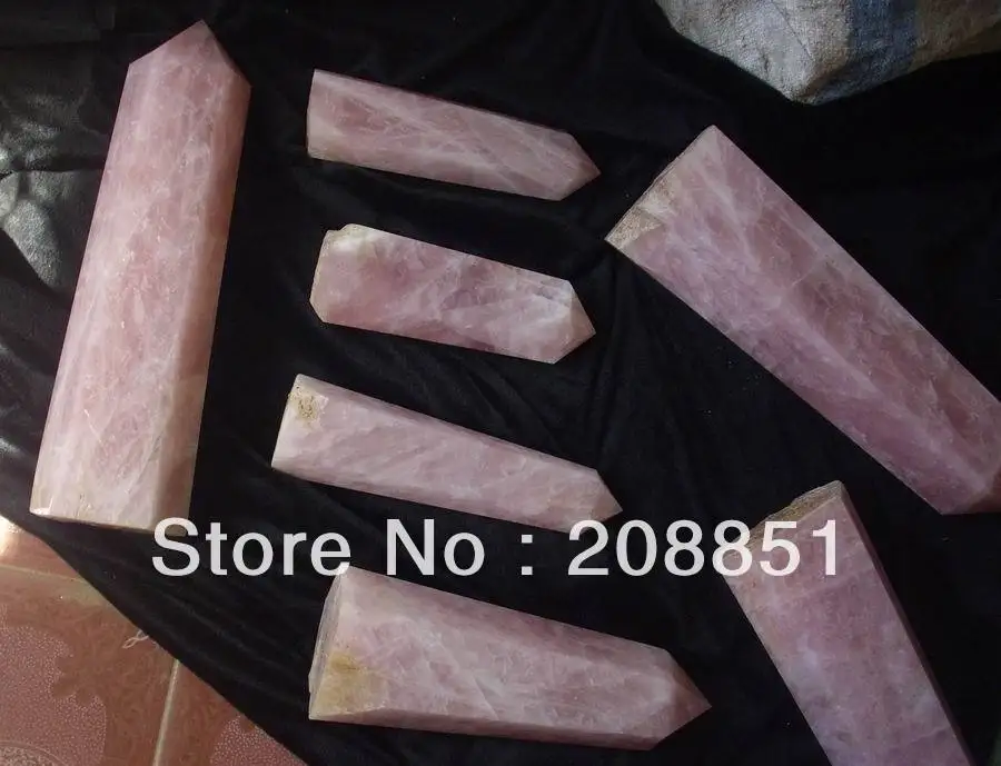 Натуральный розовый кварц стеклянные точки оптовая цена|crystal point|crystal crystalcrystal quartz